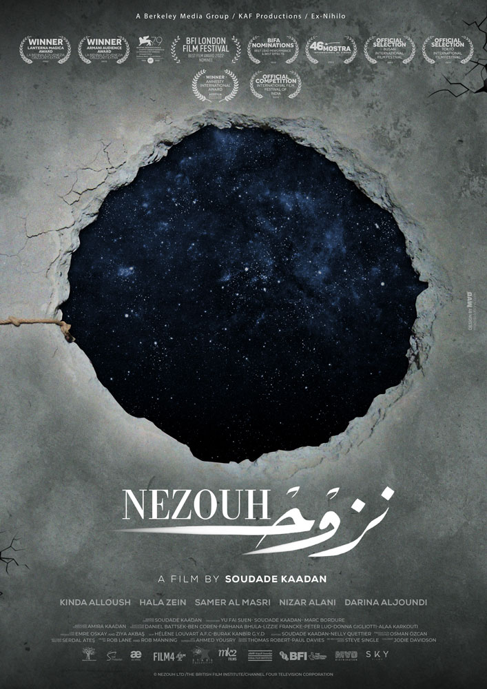 NEZOUH nominated for 2 awards at the 2022 British Independent Film Awards